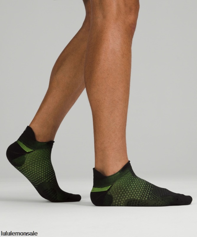 Lululemon Deutschland DELULU925 | Lululemon Deutschland Black Macropillow Tab Laufsocke Mittlere Dämpfung